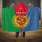 Personalised Eritrea Hooded Blanket Eritrean Map Mix African Pattern Simple Style