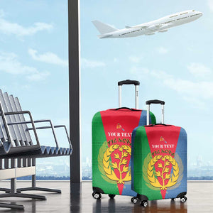 Personalised Eritrea Luggage Cover Eritrean Map Mix African Pattern Simple Style