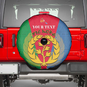 Personalised Eritrea Spare Tire Cover Eritrean Map Mix African Pattern Simple Style