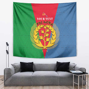 Personalised Eritrea Tapestry Eritrean Map Mix African Pattern Simple Style