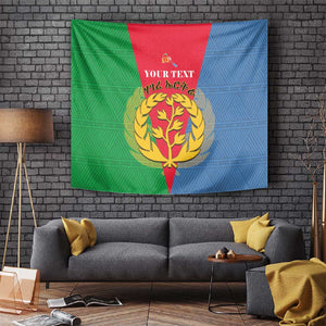 Personalised Eritrea Tapestry Eritrean Map Mix African Pattern Simple Style