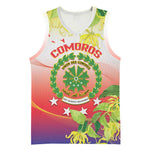 Personalized Comoros Basketball Jersey Coat Of Arms Mix Ylang Ylang Flower LT14