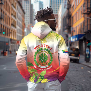 Personalized Comoros Hoodie Coat Of Arms Mix Ylang Ylang Flower