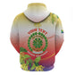 Personalized Comoros Zip Hoodie Coat Of Arms Mix Ylang Ylang Flower