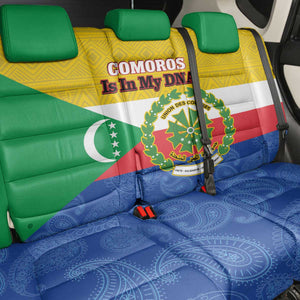 Afro Paisley Udzima wa Komori Back Car Seat Cover Comoros Is In My DNA