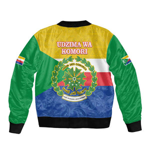 Afro Paisley Udzima wa Komori Bomber Jacket Comoros Is In My DNA