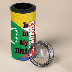 Afro Paisley Udzima wa Komori 4 in 1 Can Cooler Tumbler Comoros Is In My DNA