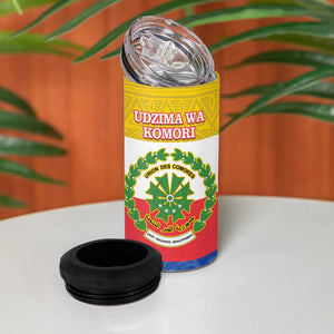 Afro Paisley Udzima wa Komori 4 in 1 Can Cooler Tumbler Comoros Is In My DNA