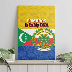 Afro Paisley Udzima wa Komori Canvas Wall Art Comoros Is In My DNA