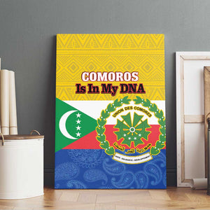 Afro Paisley Udzima wa Komori Canvas Wall Art Comoros Is In My DNA