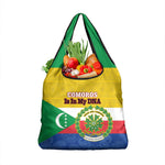 Afro Paisley Udzima wa Komori Grocery Bag Comoros Is In My DNA
