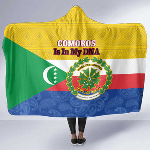 Afro Paisley Udzima wa Komori Hooded Blanket Comoros Is In My DNA