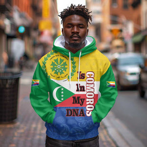 Afro Paisley Udzima wa Komori Hoodie Comoros Is In My DNA