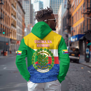 Afro Paisley Udzima wa Komori Hoodie Comoros Is In My DNA