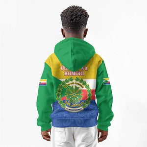 Afro Paisley Udzima wa Komori Kid Hoodie Comoros Is In My DNA