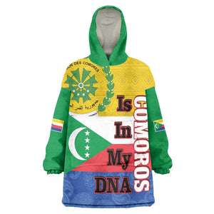 Afro Paisley Udzima wa Komori Kid Wearable Blanket Hoodie Comoros Is In My DNA