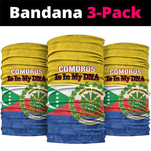 Afro Paisley Udzima wa Komori Neck Gaiter Comoros Is In My DNA LT14