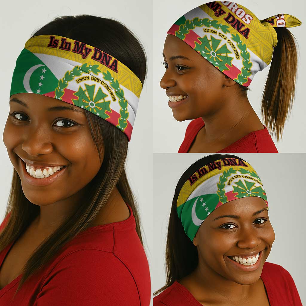 Afro Paisley Udzima wa Komori Neck Gaiter Comoros Is In My DNA LT14