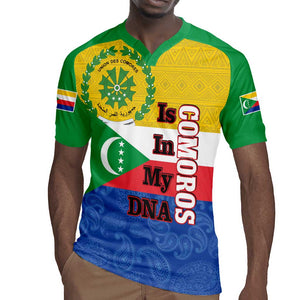 Afro Paisley Udzima wa Komori Rugby Jersey Comoros Is In My DNA