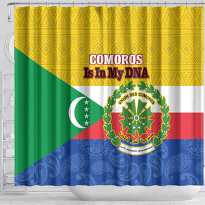 Afro Paisley Udzima wa Komori Shower Curtain Comoros Is In My DNA