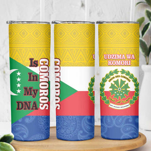 Afro Paisley Udzima wa Komori Skinny Tumbler Comoros Is In My DNA