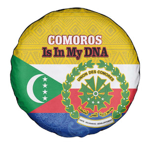 Afro Paisley Udzima wa Komori Spare Tire Cover Comoros Is In My DNA