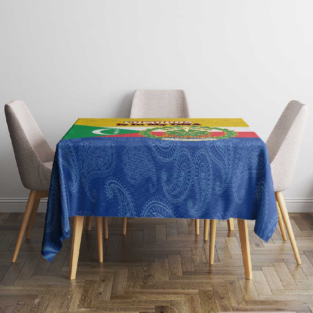 Afro Paisley Udzima wa Komori Tablecloth Comoros Is In My DNA