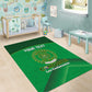 Custom Comoros Football Area Rug Allez Les Coelacantes
