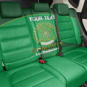 Custom Comoros Football Back Car Seat Cover Allez Les Coelacantes