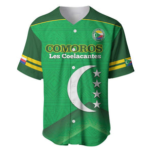 Custom Comoros Football Baseball Jersey Allez Les Coelacantes