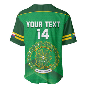 Custom Comoros Football Baseball Jersey Allez Les Coelacantes