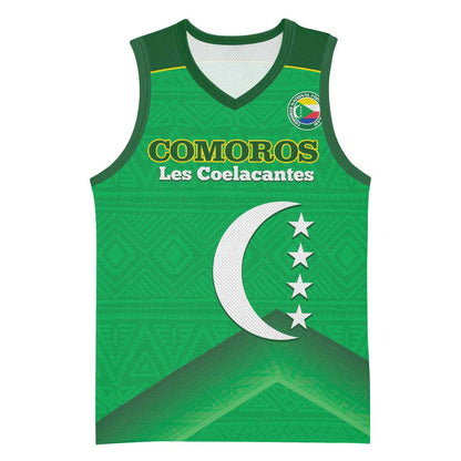 Custom Comoros Football Basketball Jersey Allez Les Coelacantes LT14