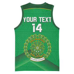 Custom Comoros Football Basketball Jersey Allez Les Coelacantes LT14