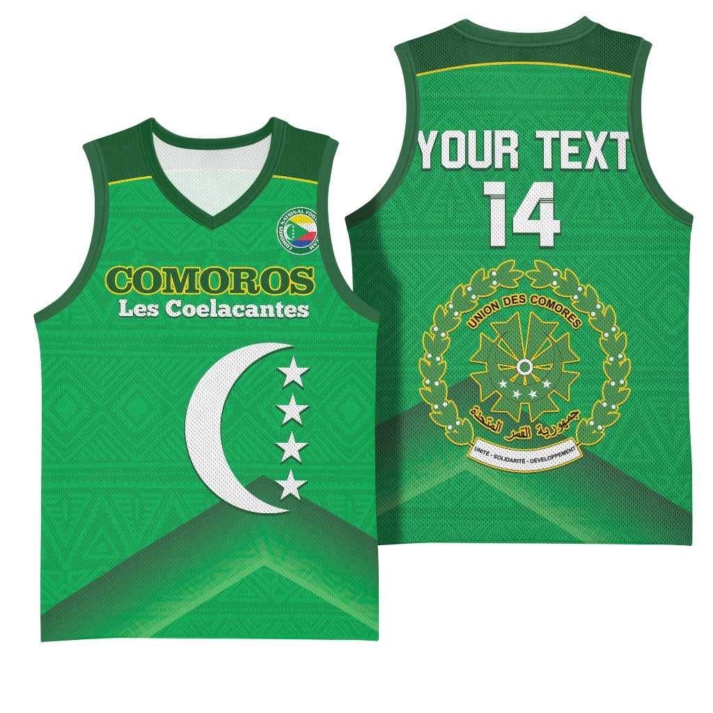 Custom Comoros Football Basketball Jersey Allez Les Coelacantes LT14