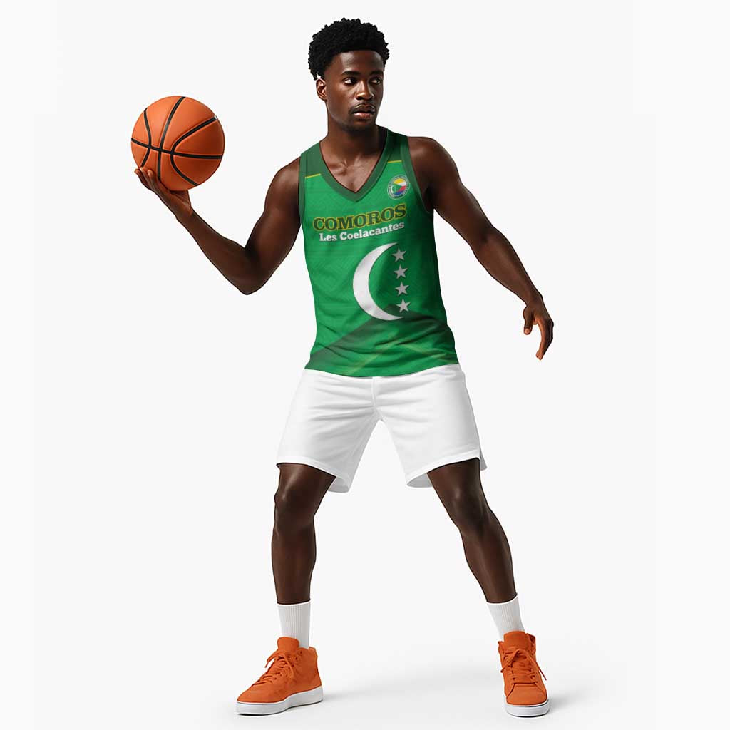 Custom Comoros Football Basketball Jersey Allez Les Coelacantes LT14