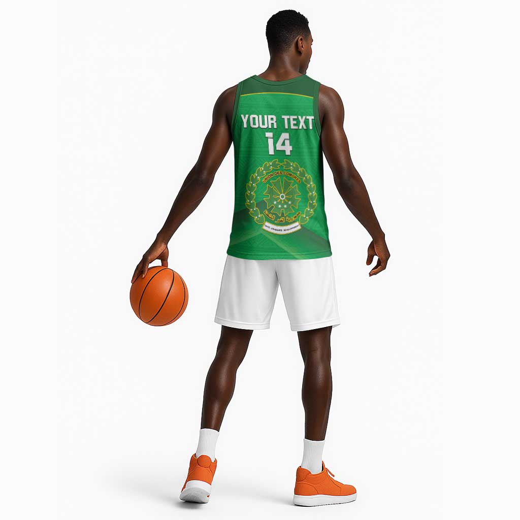 Custom Comoros Football Basketball Jersey Allez Les Coelacantes LT14