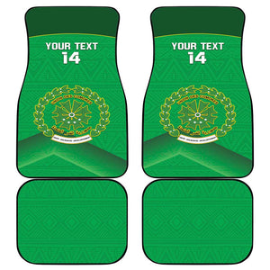 Custom Comoros Football Car Mats Allez Les Coelacantes