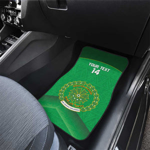 Custom Comoros Football Car Mats Allez Les Coelacantes