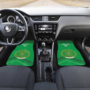 Custom Comoros Football Car Mats Allez Les Coelacantes