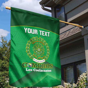 Custom Comoros Football Garden Flag Allez Les Coelacantes