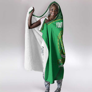 Custom Comoros Football Hooded Blanket Allez Les Coelacantes