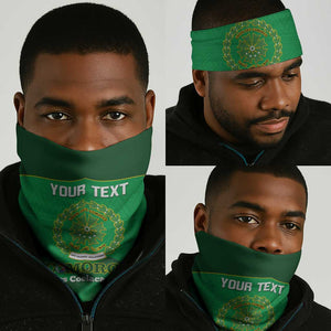 Custom Comoros Football Neck Gaiter Allez Les Coelacantes LT14