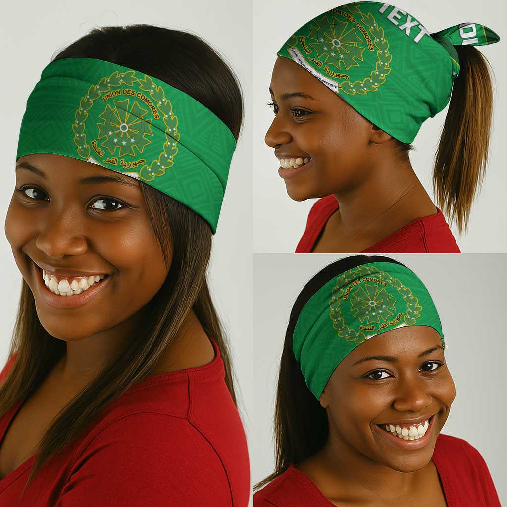 Custom Comoros Football Neck Gaiter Allez Les Coelacantes LT14