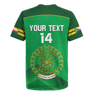 Custom Comoros Football Rugby Jersey Allez Les Coelacantes