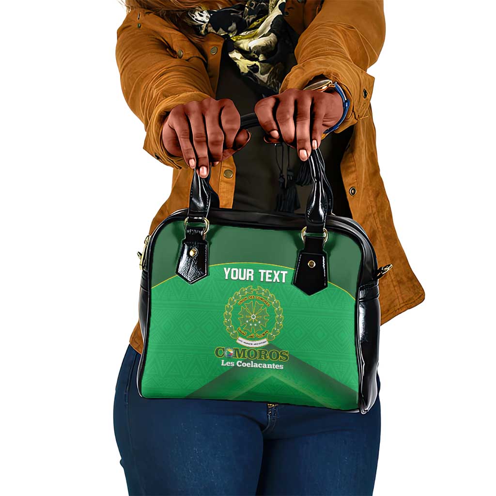 Custom Comoros Football Shoulder Handbag Allez Les Coelacantes