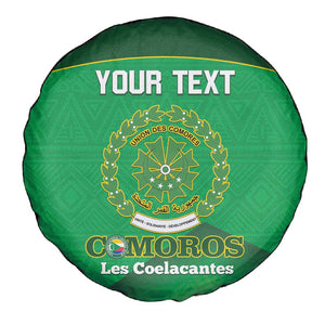 Custom Comoros Football Spare Tire Cover Allez Les Coelacantes