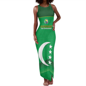 Custom Comoros Football Tank Maxi Dress Allez Les Coelacantes