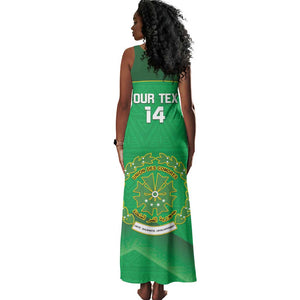 Custom Comoros Football Tank Maxi Dress Allez Les Coelacantes