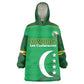 Custom Comoros Football Wearable Blanket Hoodie Allez Les Coelacantes