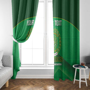 Custom Comoros Football Window Curtain Allez Les Coelacantes